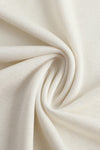 SWAYING 24 Early Autumn Silk Round Neck Short Sleeve Top T-shirt SW-SW24PF1T21-BAI White 820682343252